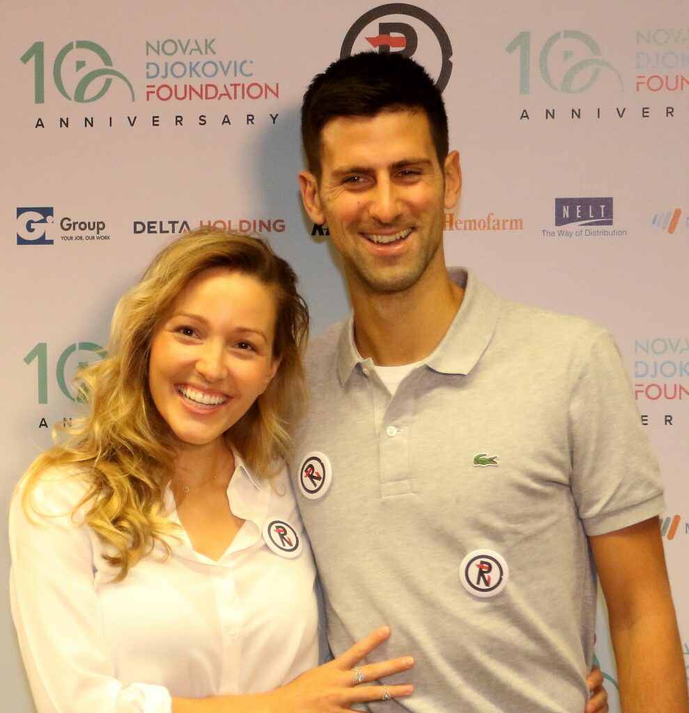 Novak i Jelena Djokovic