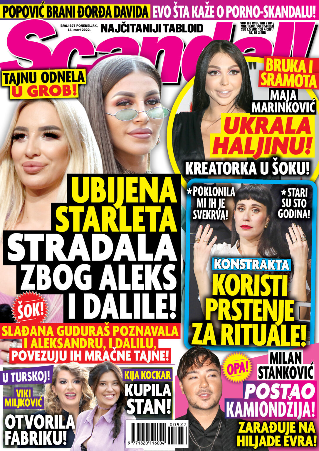 Novi SCANDAL! Tajnu Odnela U Grob: UBIJENA STARLETA STRADALA ZBOG ALEKS ...