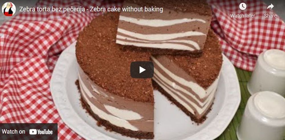 zebra torta