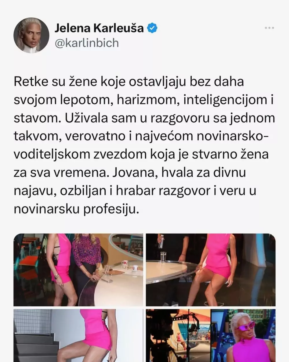 Karleuša i Jovana Joksimovć u jutarnjem programu