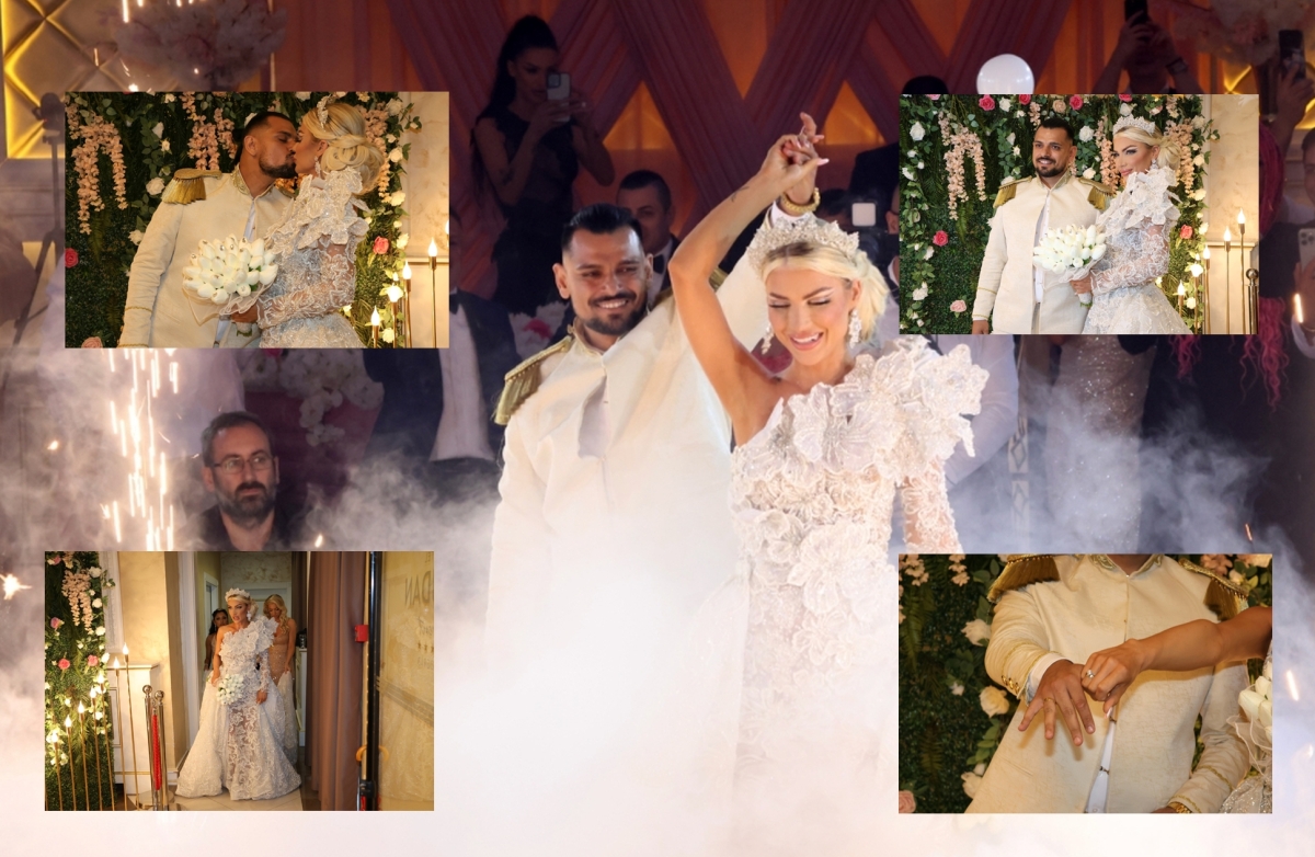 Nikad emotivniji prvi ples: Venčali se Bora Santana i Milica Kemez, a evo ko je sve došao od zvanica FOTO