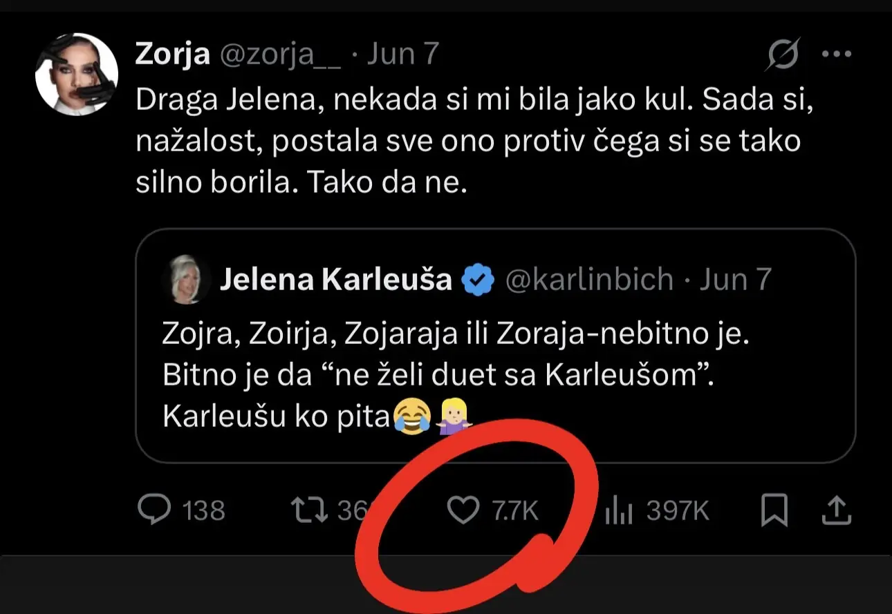 Sukob Karleuše i Zorje svet novine svet portal