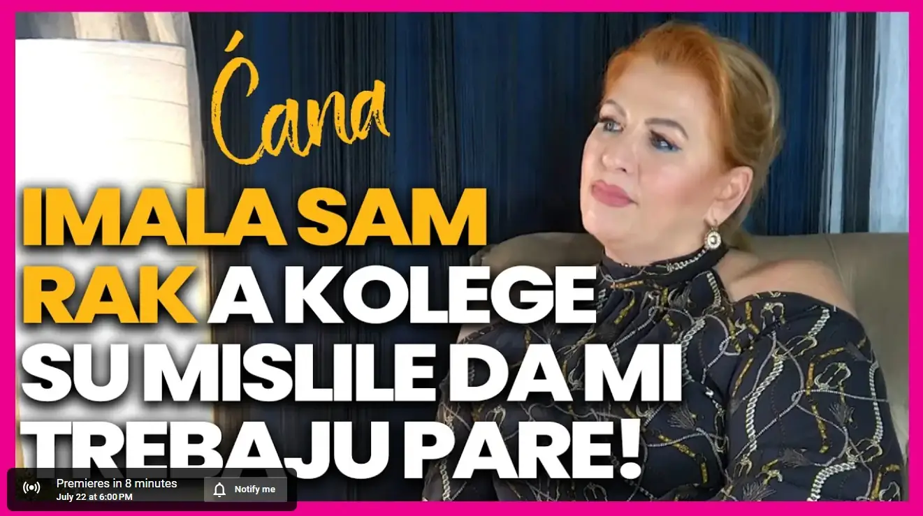 Ćanina ispovest svet novine svet portal