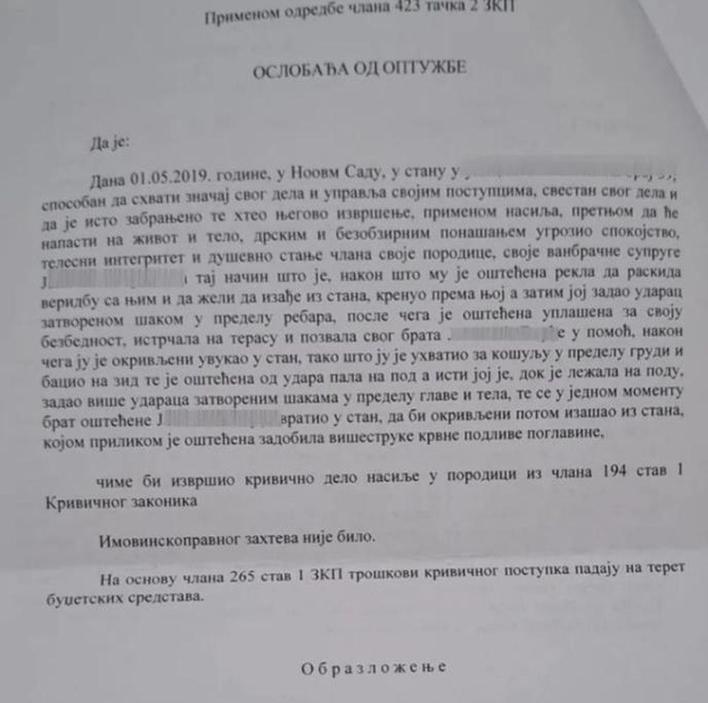 Presuda Slobi Vasiću svet portal svet
