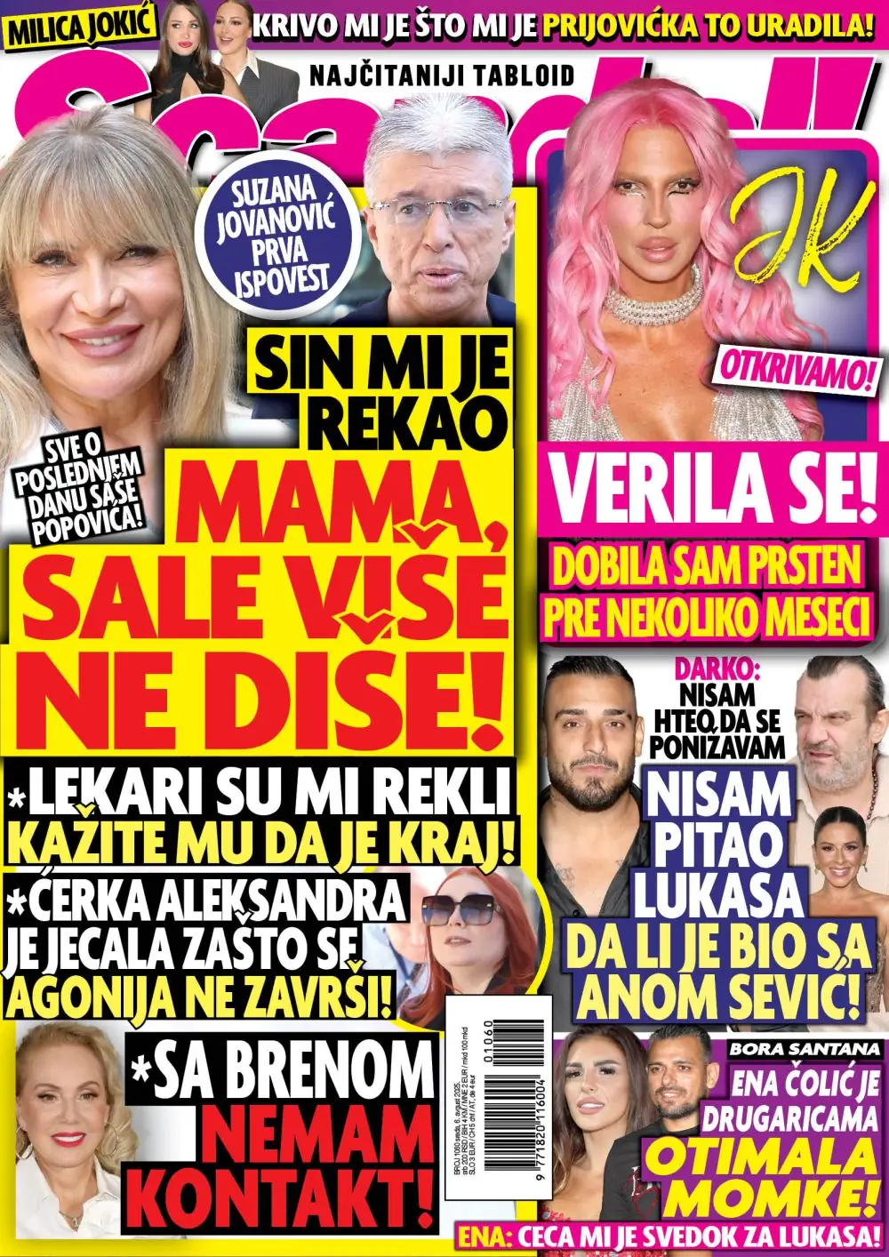 Ispovest Suzane Jovanović svet novine svet portal
