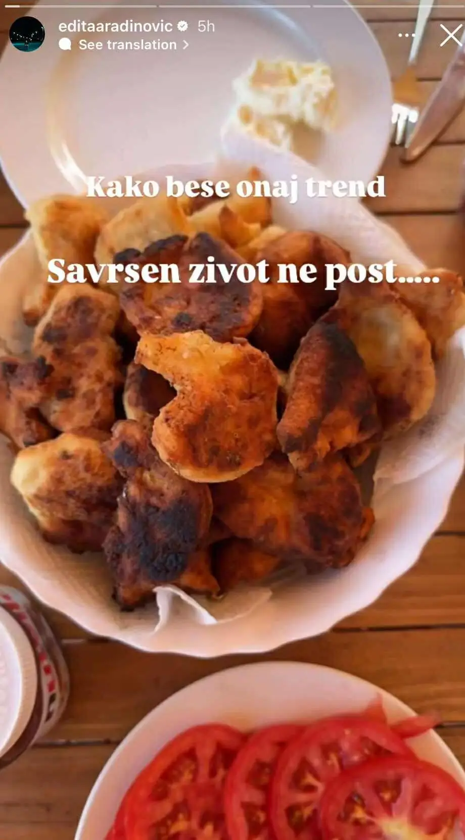 Ishrana Edite Aradinović