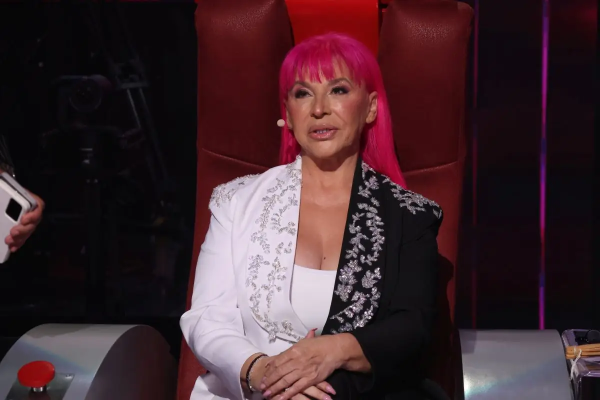 Zorica Brunclik na snimanju Pinkovih Zvezda
