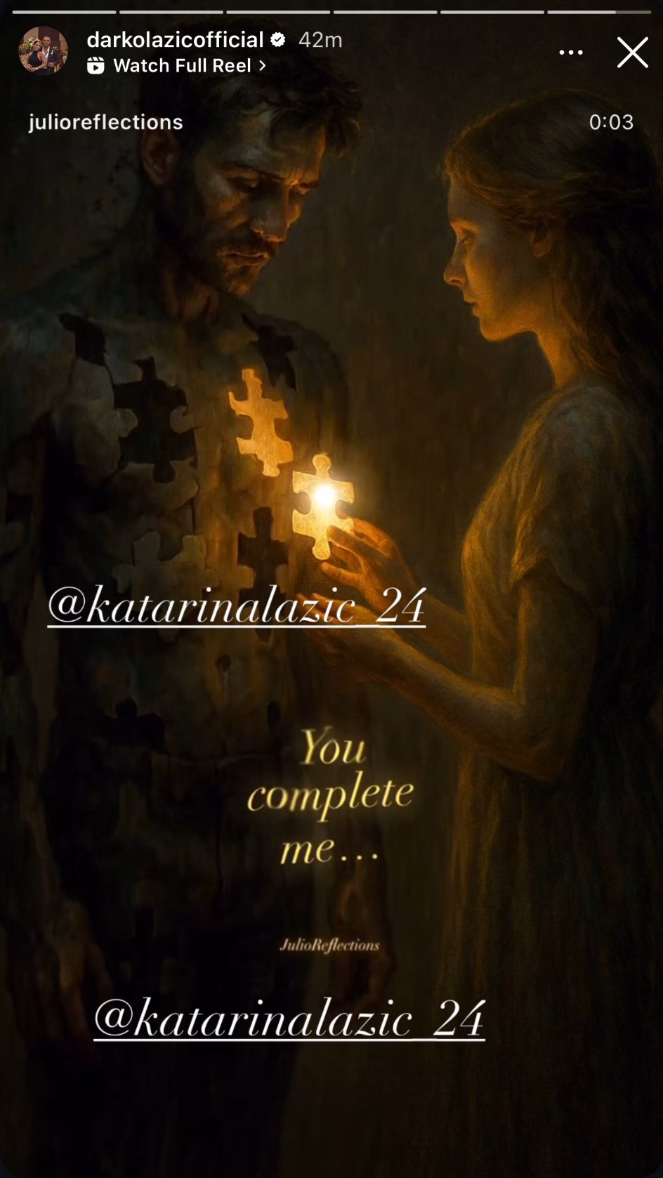 Lazićeve Instagram objave