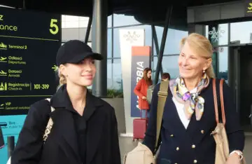 Srdjan i Dijana Djokovic sa snajkom Saskom